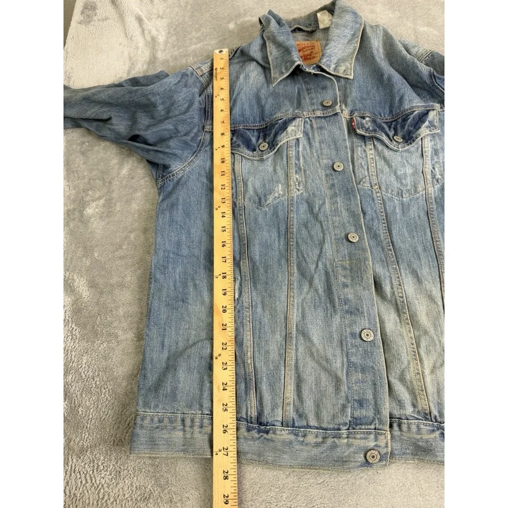 Vintage Y2K Levi's Denim Trucker Jacket Men's Size 2XL Blue